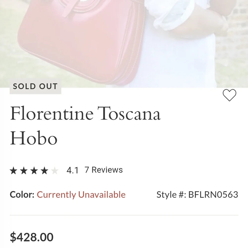 SOLD DO Not BUY NEW Dooney & Bourke Florentine Toscana Brown Leather Handbag - Picture 7 of 7